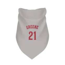 Cincinnati Reds Hunter Greene Gray Pet Bandana for Dog & Cat