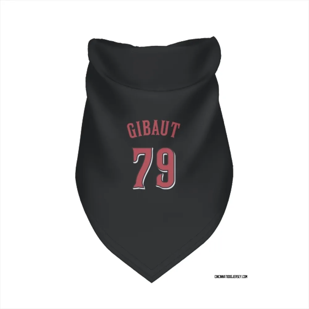 Cincinnati Reds Ian Gibaut Black Pet Bandana for Dog & Cat