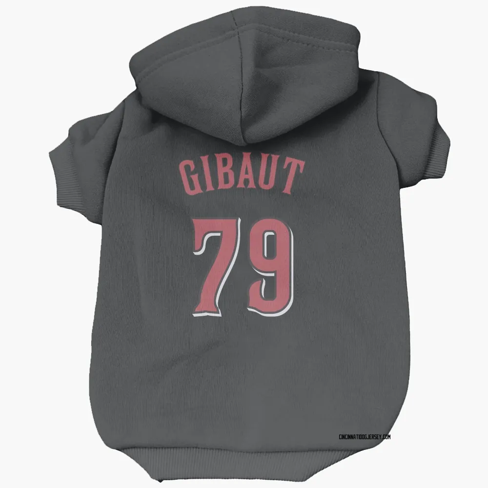 Cincinnati Reds Ian Gibaut Black Pet Hoodie for Dog & Cat