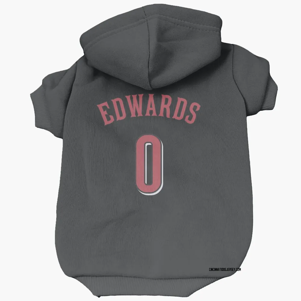 Cincinnati Reds Jacob Edwards Black Pet Hoodie for Dog & Cat