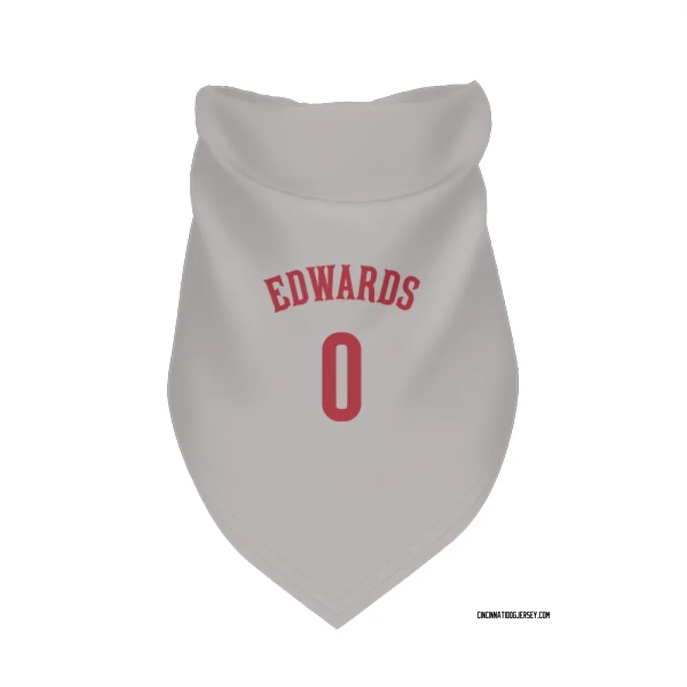 Cincinnati Reds Jacob Edwards Gray Pet Bandana for Dog & Cat