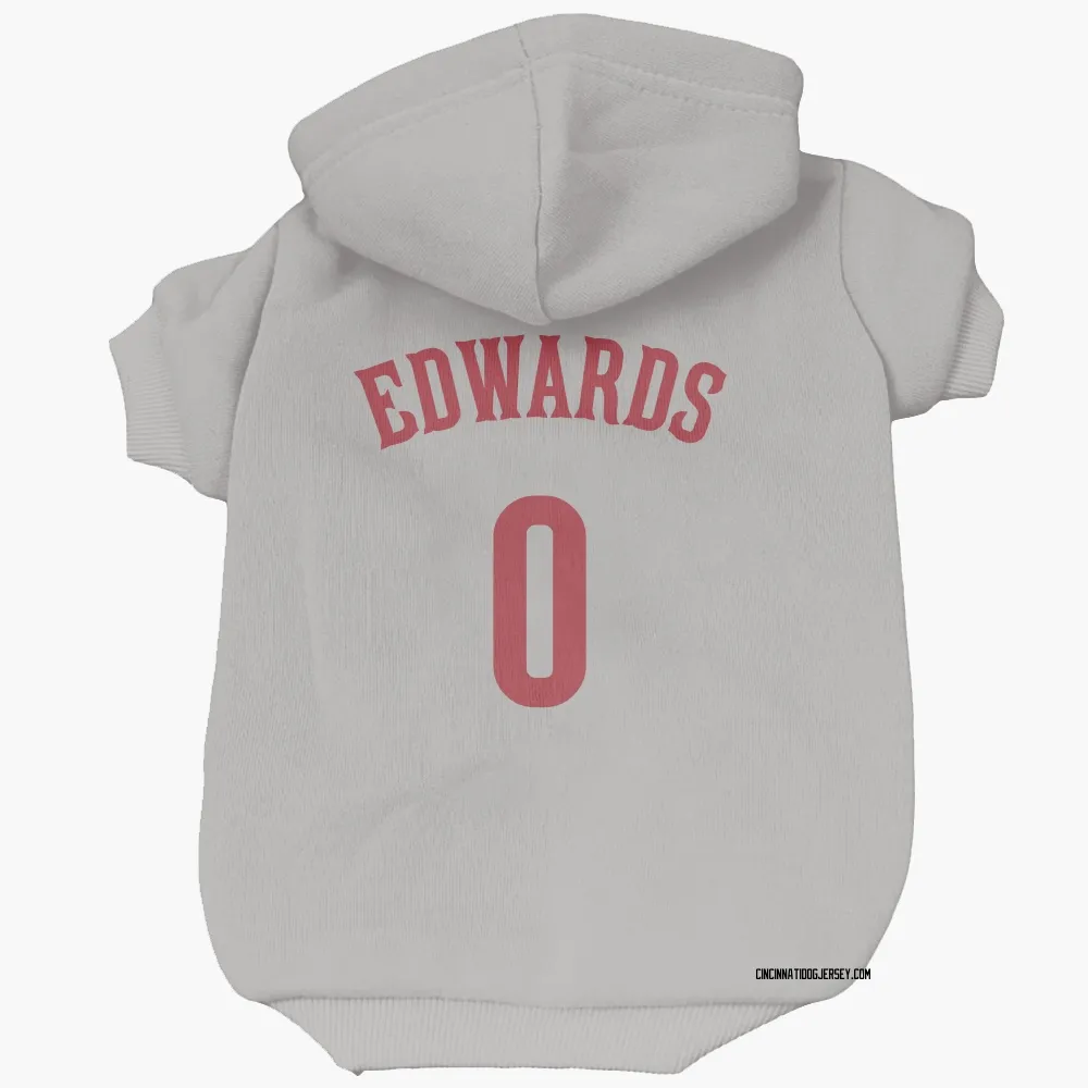 Cincinnati Reds Jacob Edwards Gray Pet Hoodie for Dog & Cat