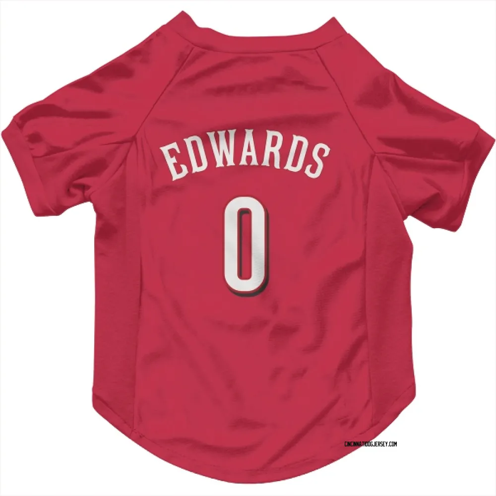 Cincinnati Reds Jacob Edwards Red Pet Jersey for Dog & Cat