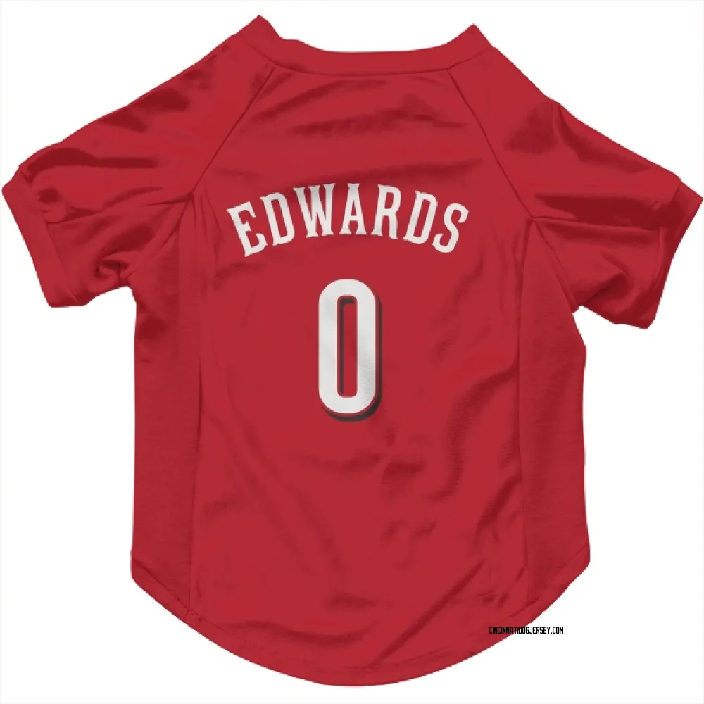Cincinnati Reds Jacob Edwards Scarlet Pet Jersey for Dog & Cat