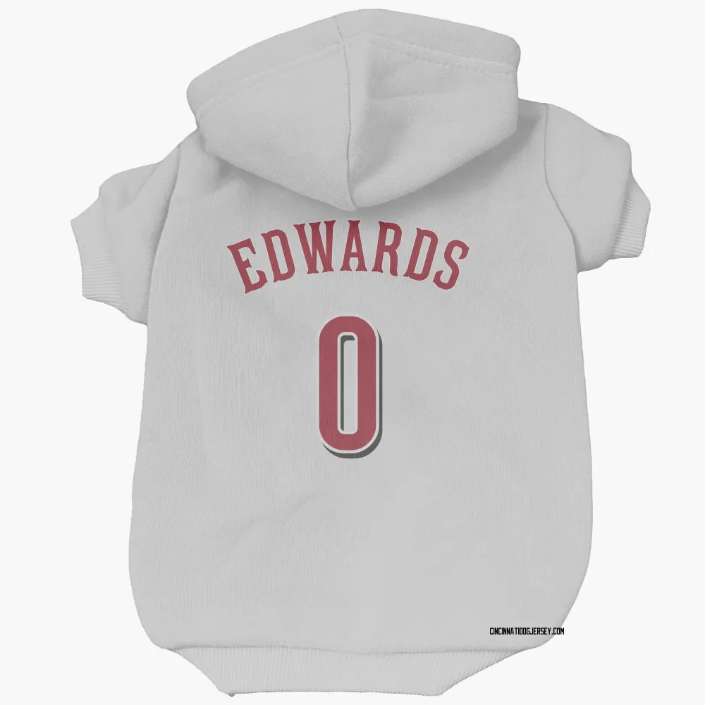 Cincinnati Reds Jacob Edwards White Pet Hoodie for Dog & Cat