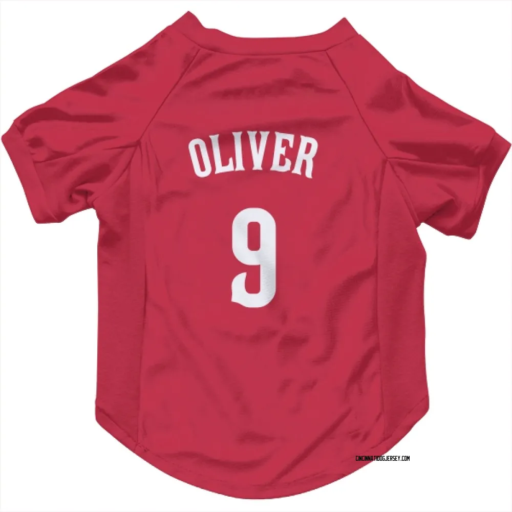 Cincinnati Reds Joe Oliver Red Pet Jersey for Dog & Cat