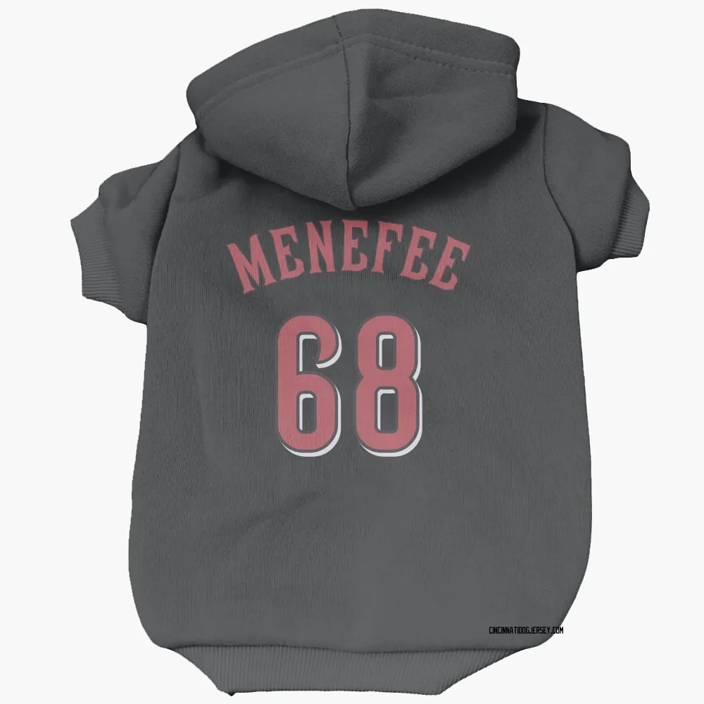 Cincinnati Reds Joseph Menefee Black Pet Hoodie for Dog & Cat