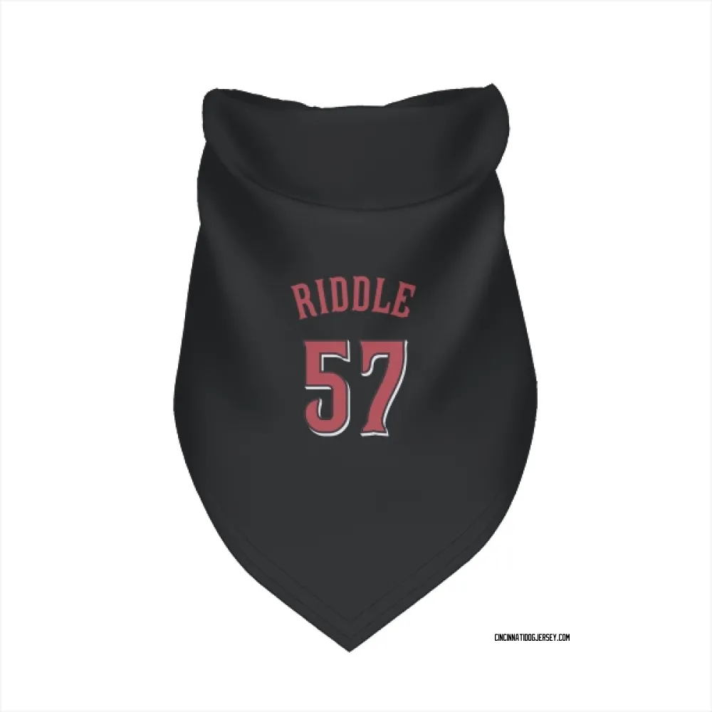 Cincinnati Reds JT Riddle Black Pet Bandana for Dog & Cat