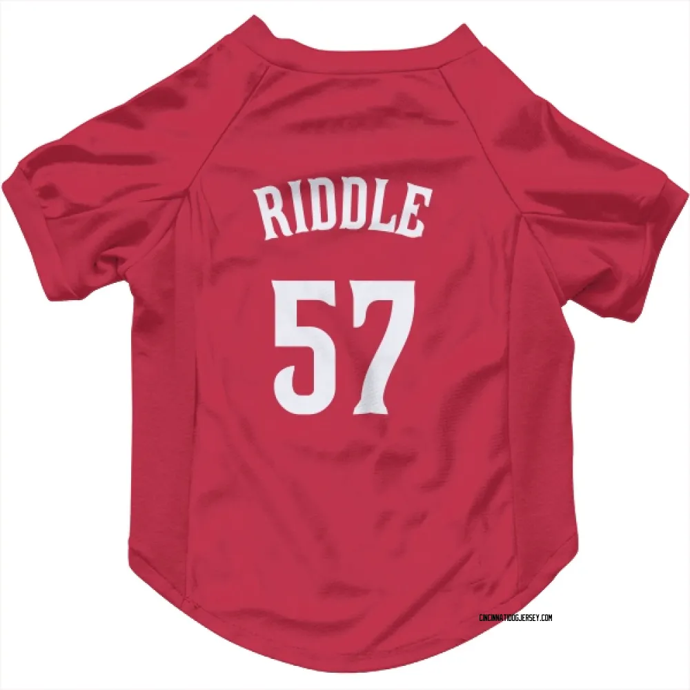 Cincinnati Reds JT Riddle Red Pet Jersey for Dog & Cat
