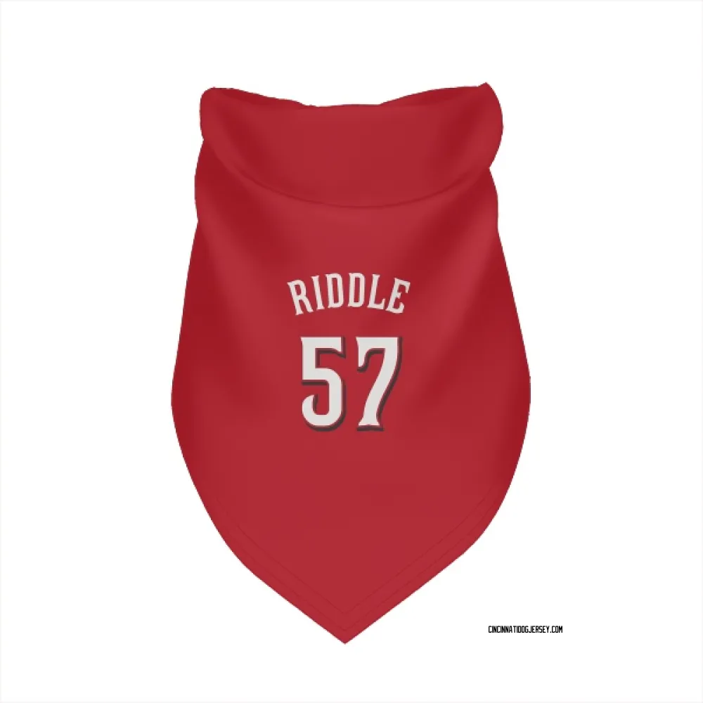 Cincinnati Reds JT Riddle Scarlet Pet Bandana for Dog & Cat