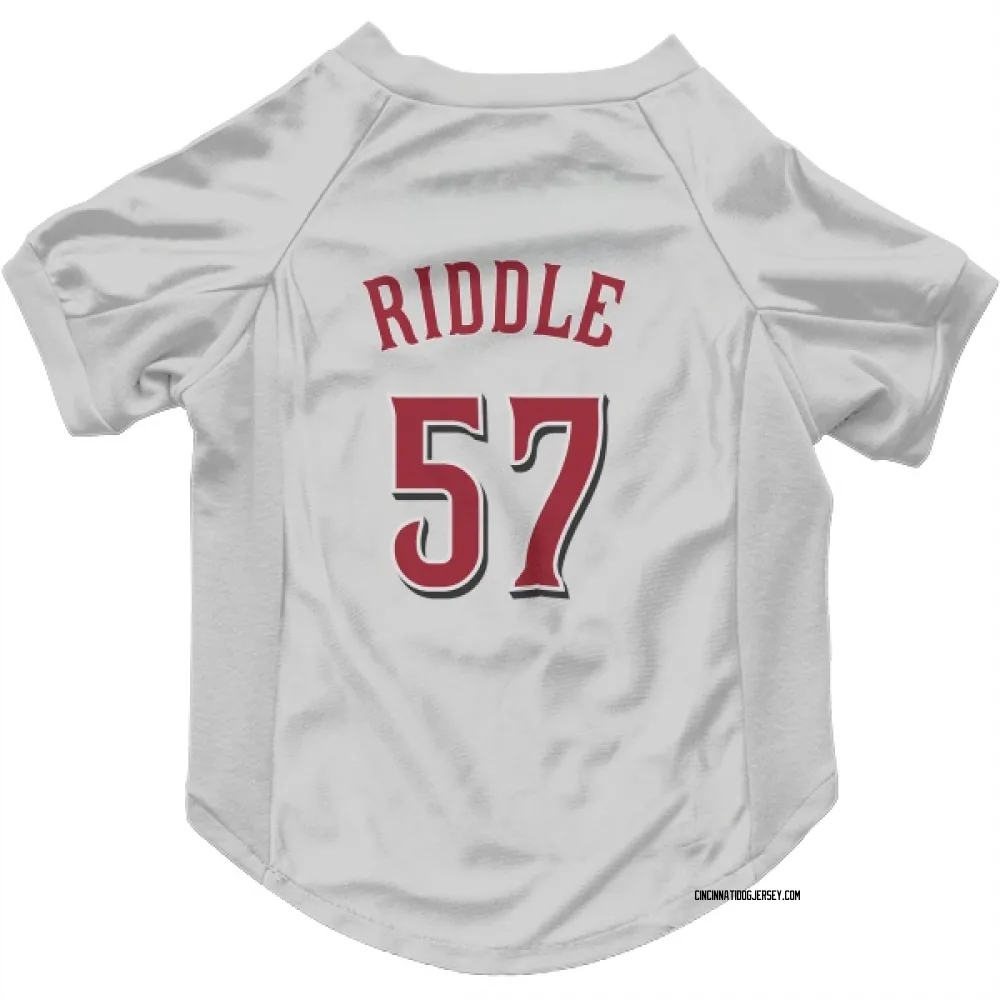 Cincinnati Reds JT Riddle White Pet Jersey for Dog & Cat