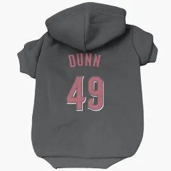 Cincinnati Reds Justin Dunn Black Pet Hoodie for Dog & Cat
