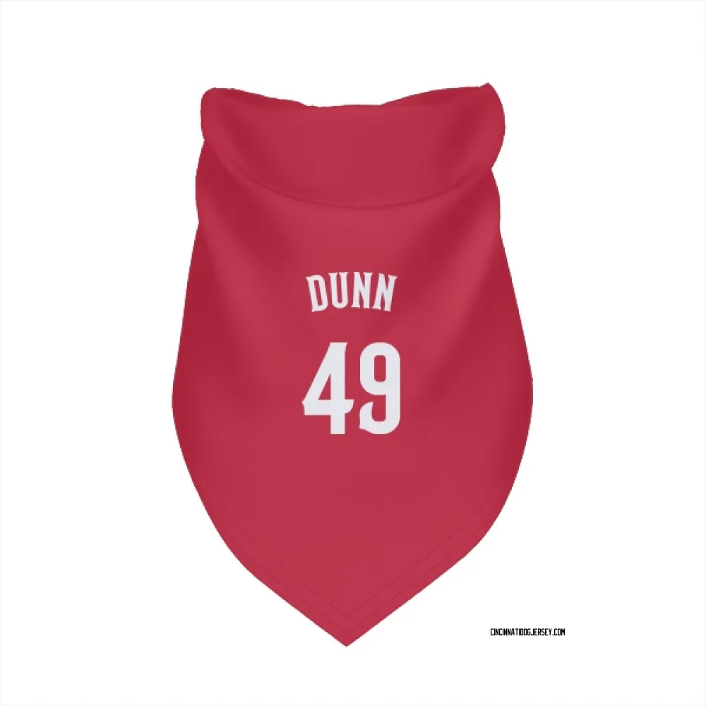 Cincinnati Reds Justin Dunn Red Pet Bandana for Dog & Cat