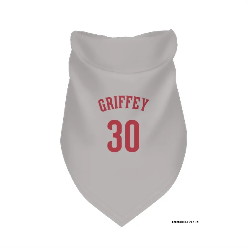 Cincinnati Reds Ken Griffey Gray Pet Bandana for Dog & Cat