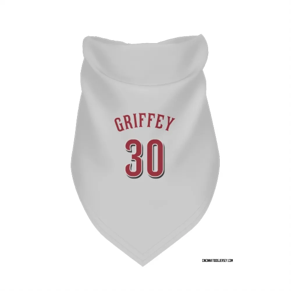 Cincinnati Reds Ken Griffey White Pet Bandana for Dog & Cat