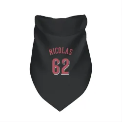 Cincinnati Reds Kyle Nicolas Black Pet Bandana for Dog & Cat