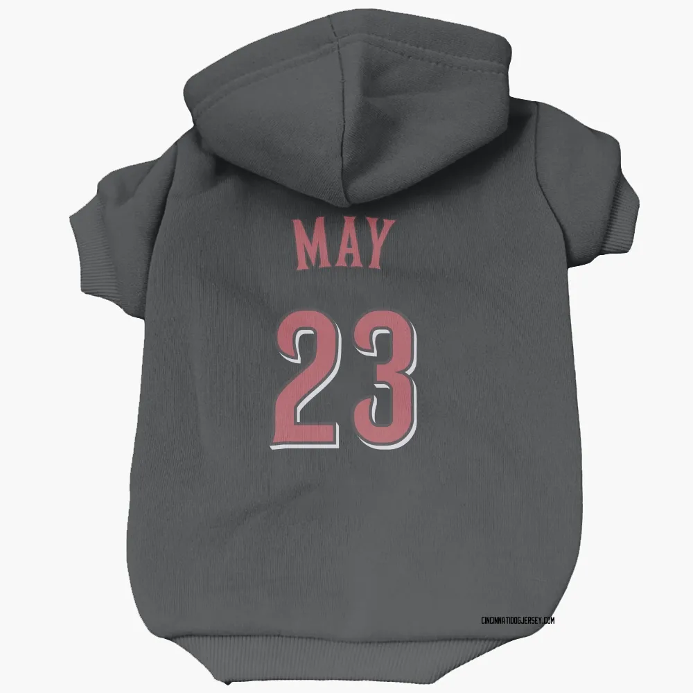 Cincinnati Reds Lee May Black Pet Hoodie for Dog & Cat