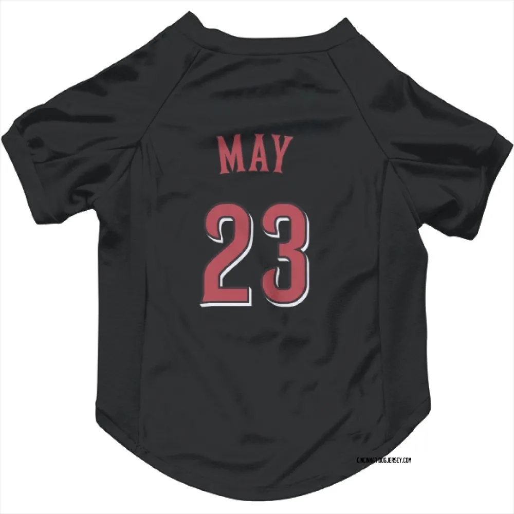 Cincinnati Reds Lee May Black Pet Jersey for Dog & Cat