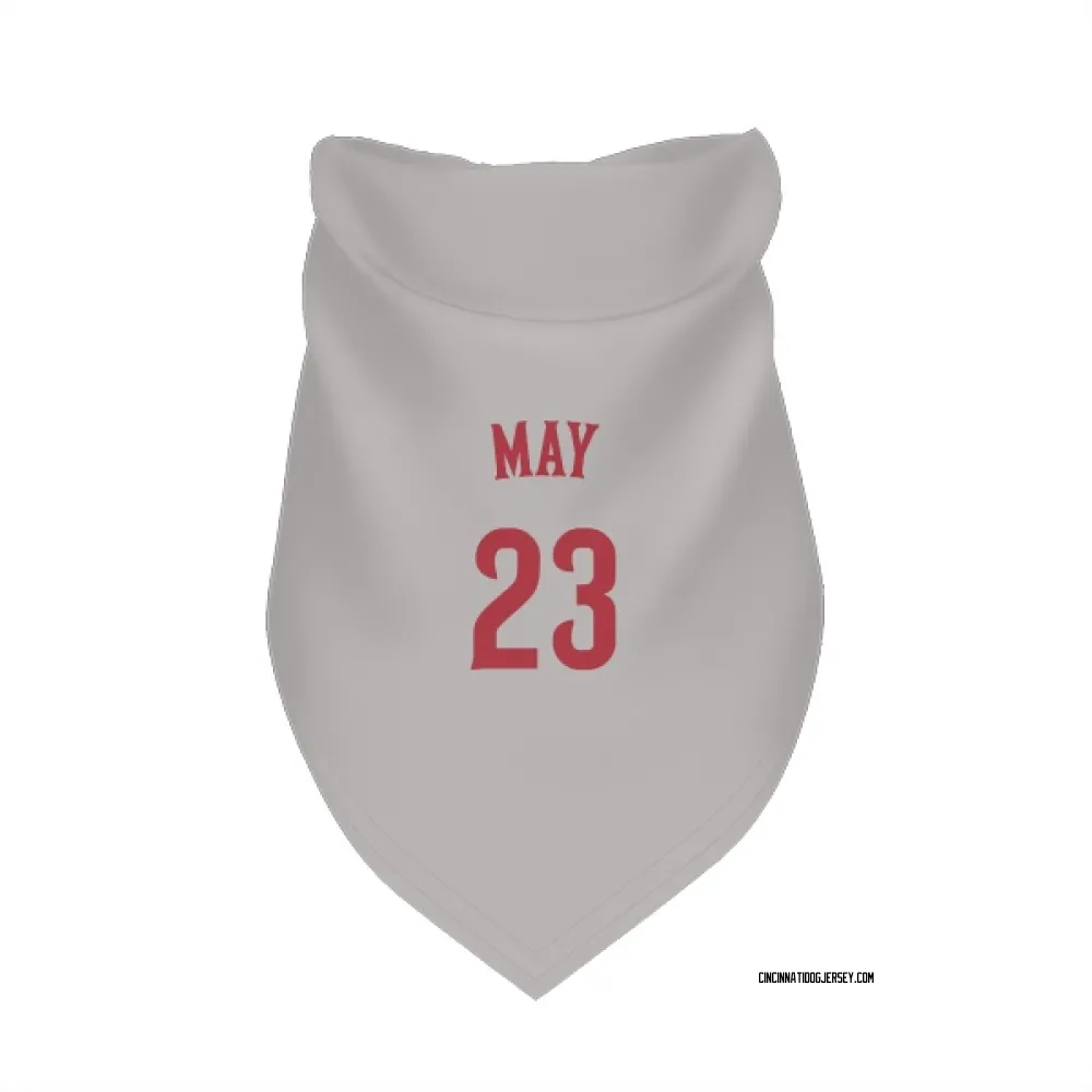 Cincinnati Reds Lee May Gray Pet Bandana for Dog & Cat