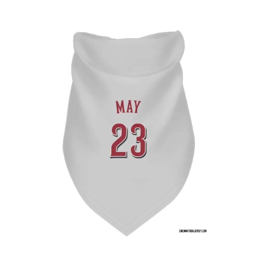 Cincinnati Reds Lee May White Pet Bandana for Dog & Cat