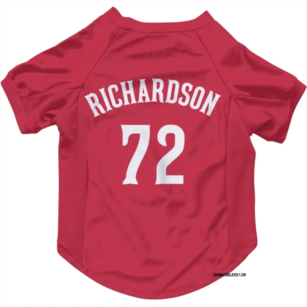 Cincinnati Reds Lyon Richardson Red Pet Jersey for Dog & Cat