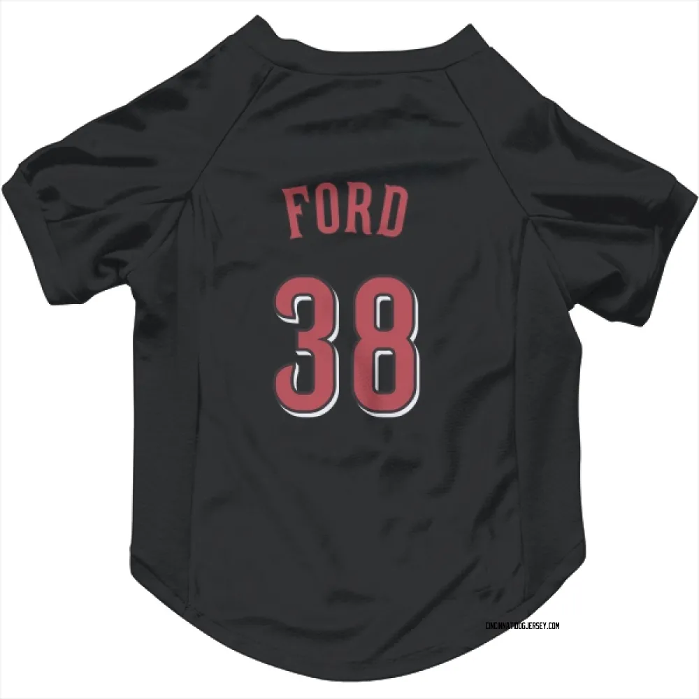 Cincinnati Reds Mike Ford Black Pet Jersey for Dog & Cat