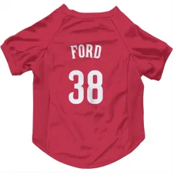 Cincinnati Reds Mike Ford Red Pet Jersey for Dog & Cat
