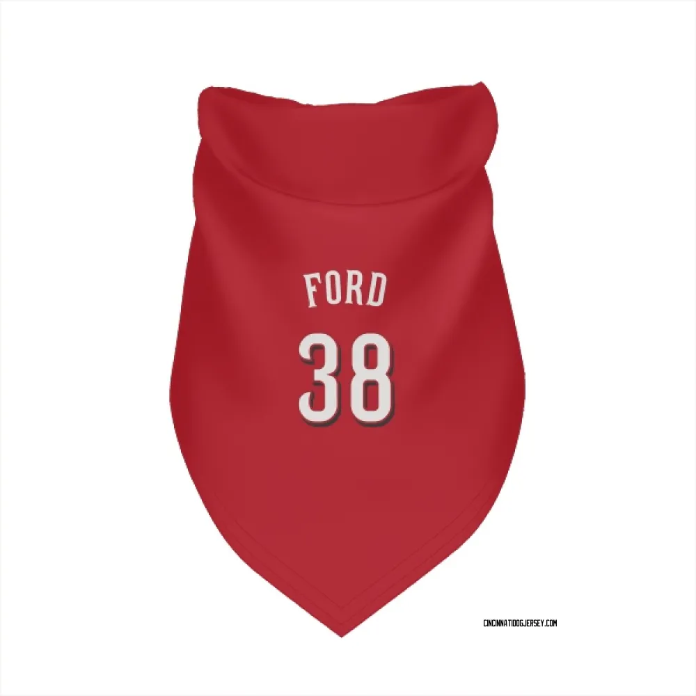 Cincinnati Reds Mike Ford Scarlet Pet Bandana for Dog & Cat
