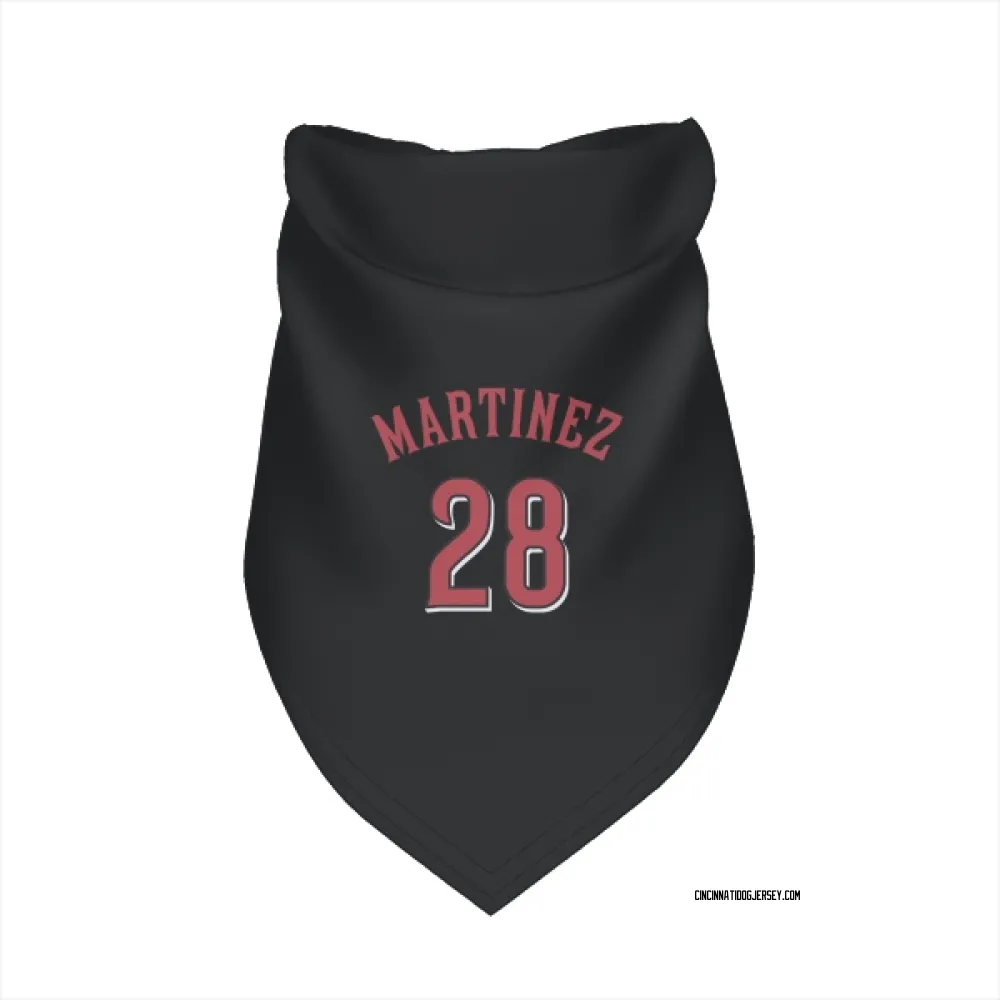 Cincinnati Reds Nick Martinez Black Pet Bandana for Dog & Cat