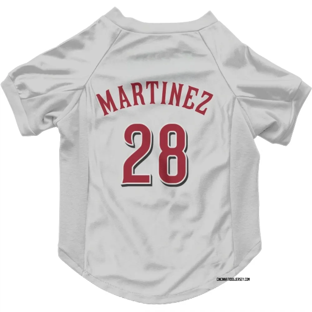 Cincinnati Reds Nick Martinez White Pet Jersey for Dog & Cat