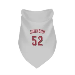 Cincinnati Reds Pierce Johnson White Pet Bandana for Dog & Cat