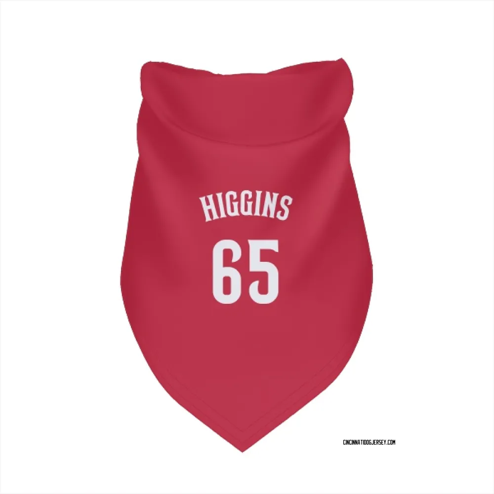 Cincinnati Reds P.J. Higgins Red Pet Bandana for Dog & Cat