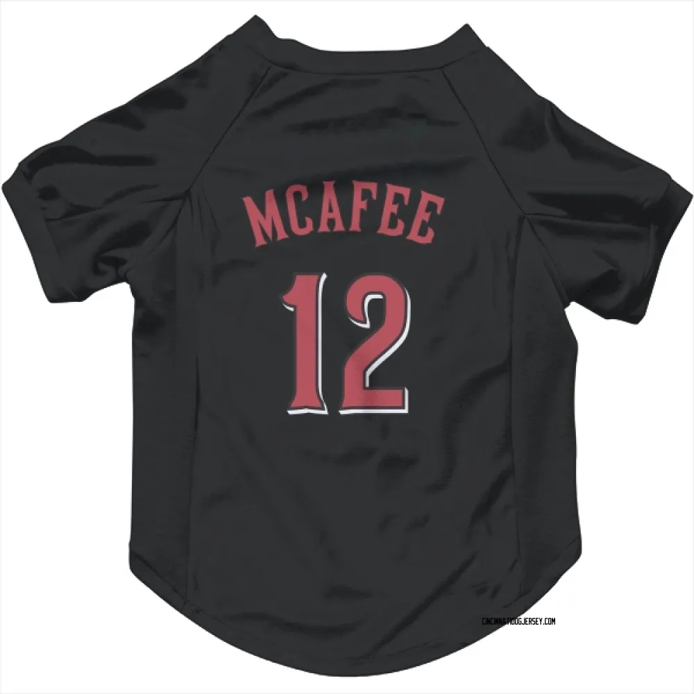 Cincinnati Reds Quincy Mcafee Black Pet Jersey for Dog & Cat