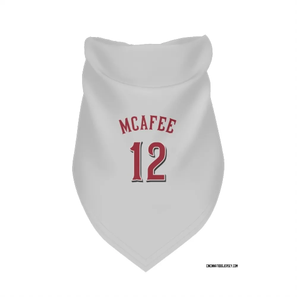 Cincinnati Reds Quincy Mcafee White Pet Bandana for Dog & Cat