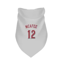 Cincinnati Reds Quincy Mcafee White Pet Bandana for Dog & Cat