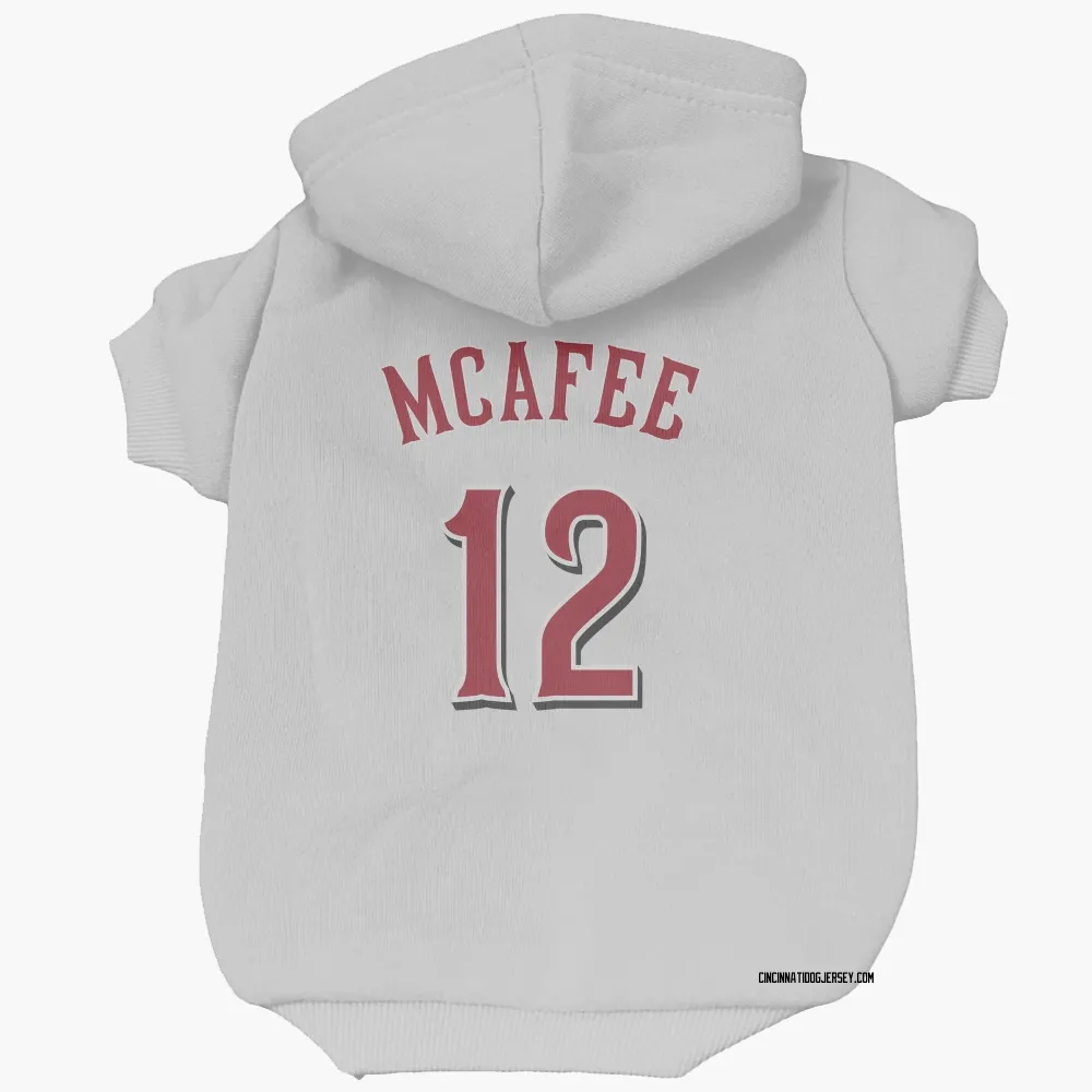 Cincinnati Reds Quincy Mcafee White Pet Hoodie for Dog & Cat