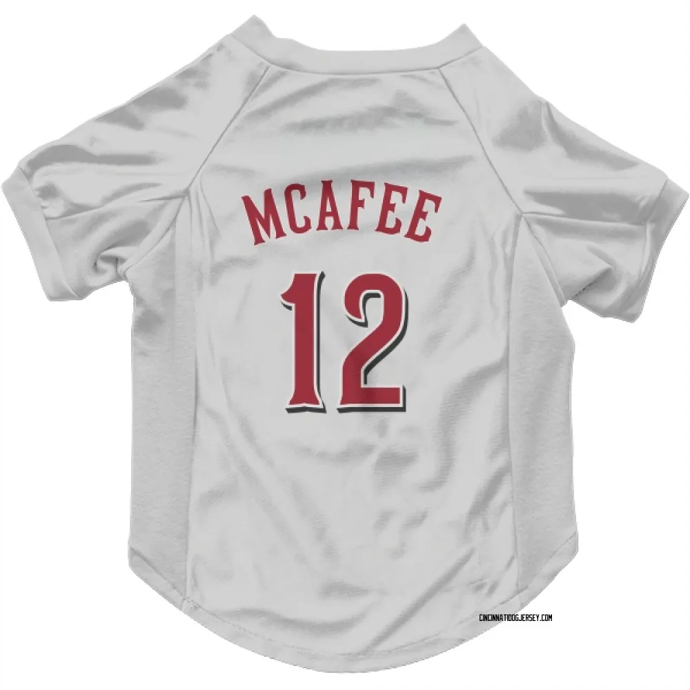 Cincinnati Reds Quincy Mcafee White Pet Jersey for Dog & Cat