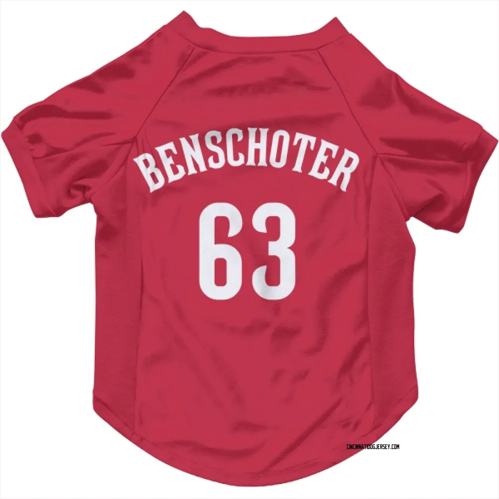Cincinnati Reds Samuel Benschoter Red Pet Jersey for Dog & Cat