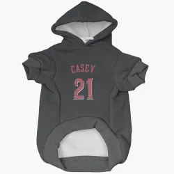Cincinnati Reds Sean Casey Black Pet Hoodie for Dog & Cat