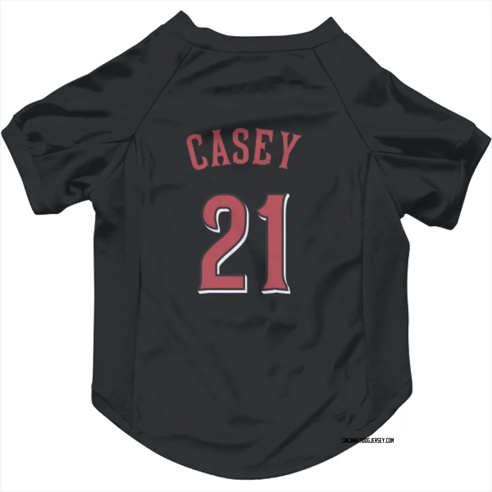 Cincinnati Reds Sean Casey Black Pet Jersey for Dog & Cat