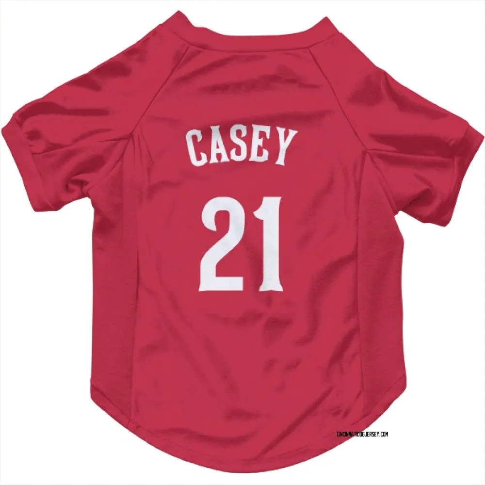 Cincinnati Reds Sean Casey Red Pet Jersey for Dog & Cat