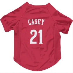 Cincinnati Reds Sean Casey Red Pet Jersey for Dog & Cat