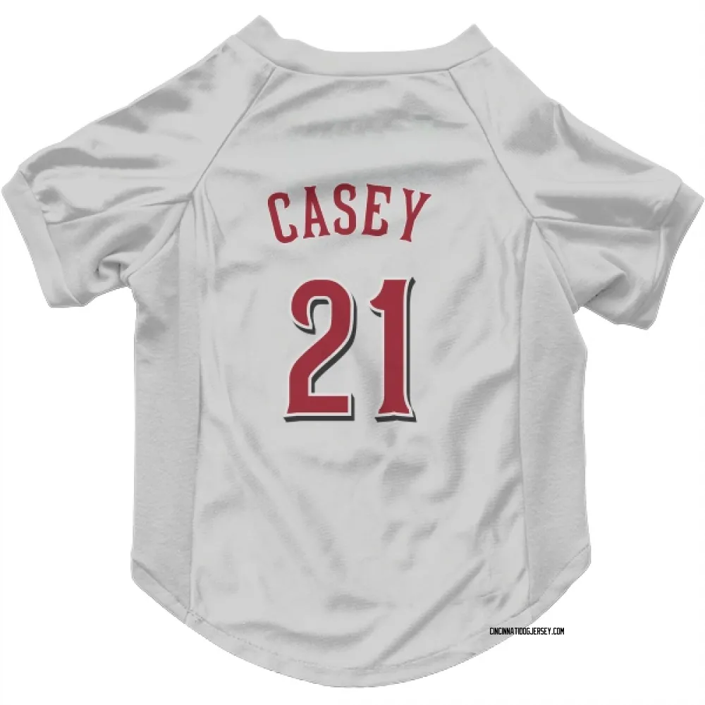 Cincinnati Reds Sean Casey White Pet Jersey for Dog & Cat