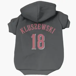 Cincinnati Reds Ted Kluszewski Black Pet Hoodie for Dog & Cat