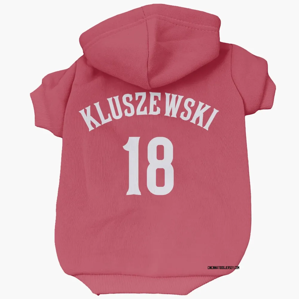 Cincinnati Reds Ted Kluszewski Red Pet Hoodie for Dog & Cat