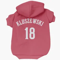 Cincinnati Reds Ted Kluszewski Red Pet Hoodie for Dog & Cat