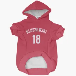 Cincinnati Reds Ted Kluszewski Red Pet Hoodie for Dog & Cat