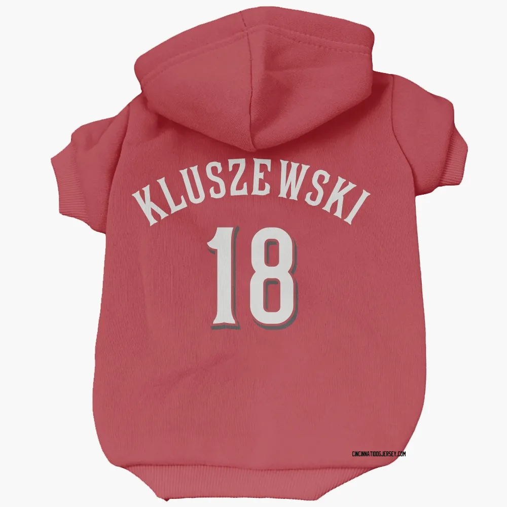 Cincinnati Reds Ted Kluszewski Scarlet Pet Hoodie for Dog & Cat
