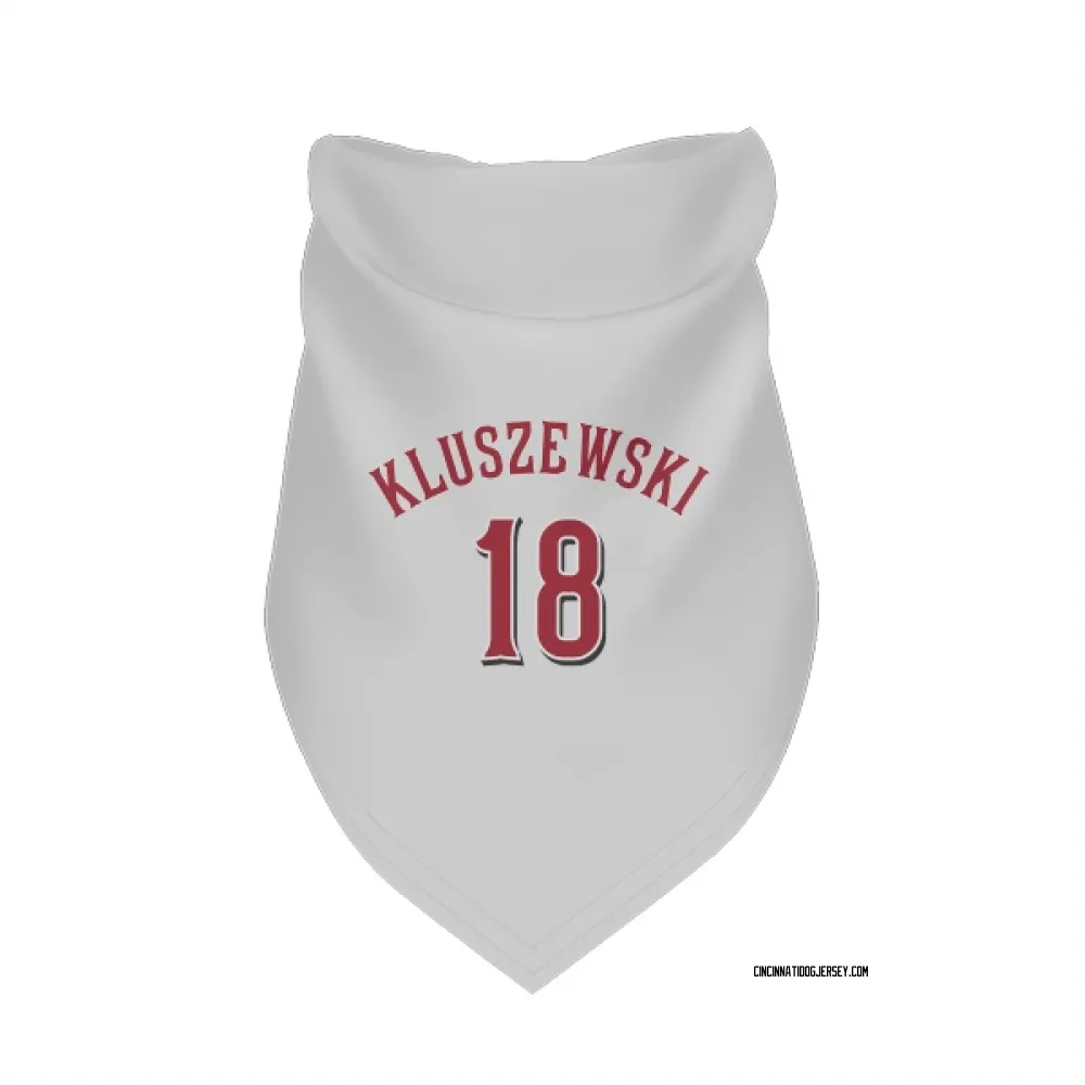 Cincinnati Reds Ted Kluszewski White Pet Bandana for Dog & Cat