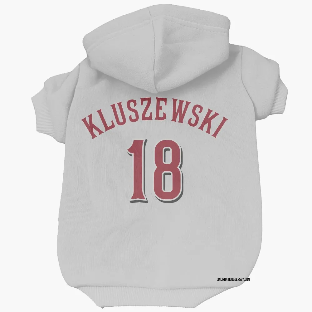 Cincinnati Reds Ted Kluszewski White Pet Hoodie for Dog & Cat